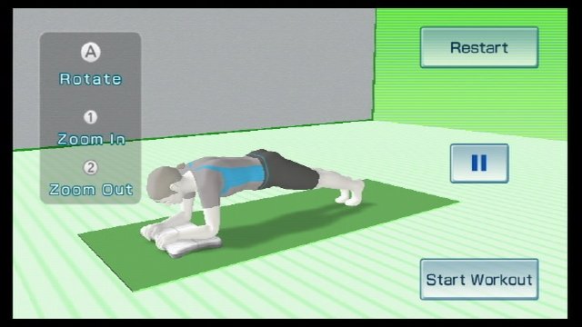 Wii Fit Muskeltraining