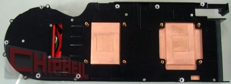 Kühler der ATi Radeon HD 4870 X2 (R700)