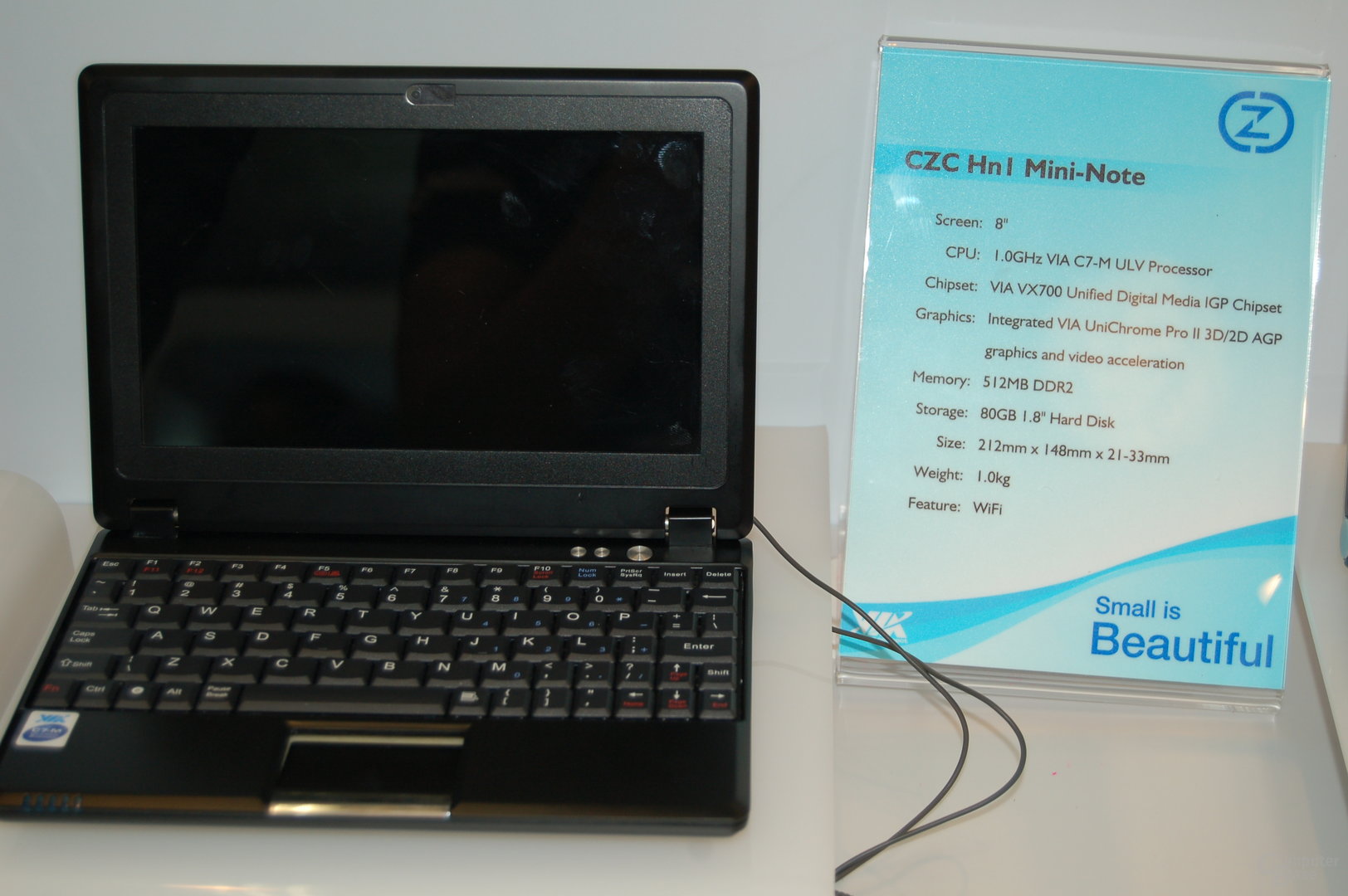 Mini-Notebook mit C7-M