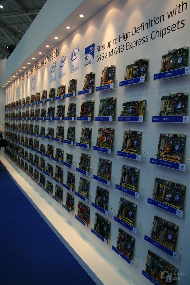 Intel-Mainboard-Wand auf Basis des Eaglelake