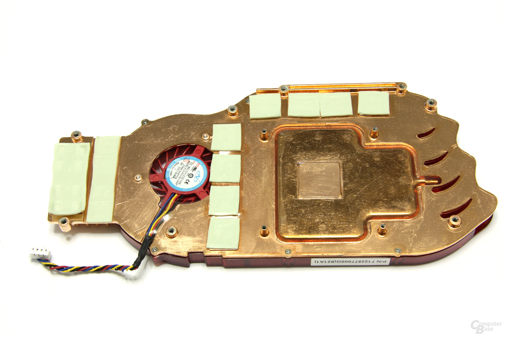 Radeon HD 4850 Kühlerrückseite