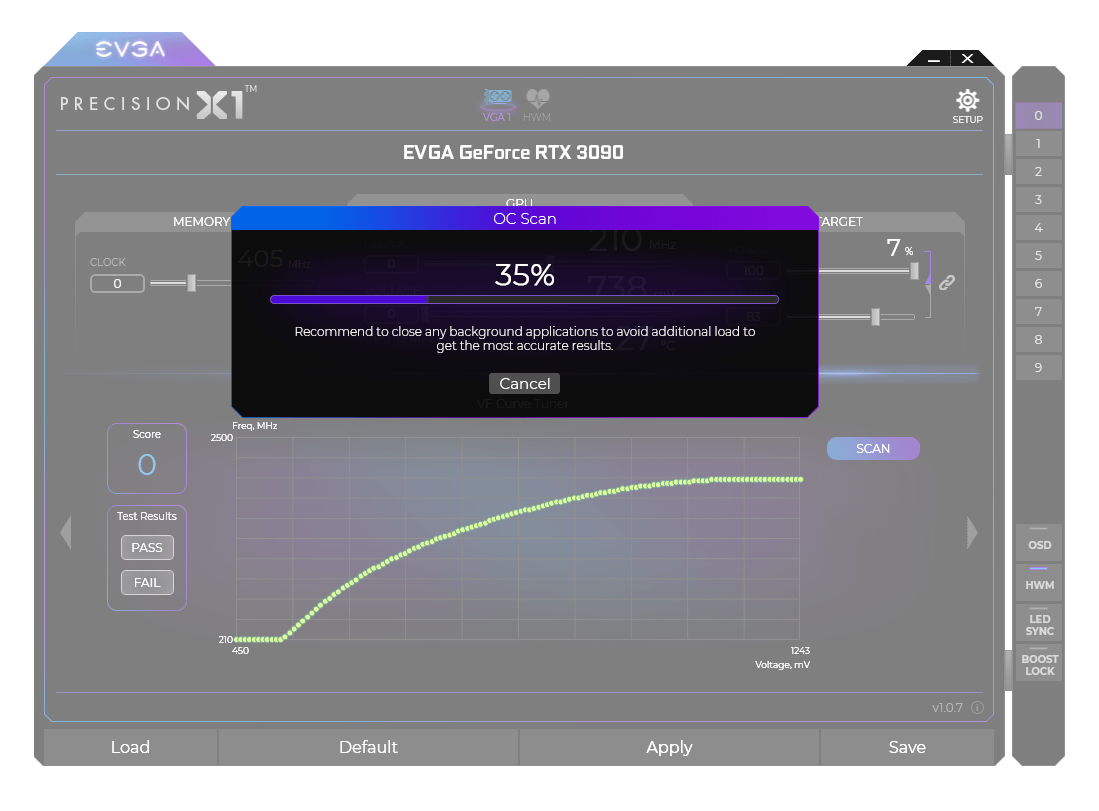 EVGA Precision X1 für GeForce RTX