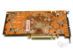 GeForce 9800 GT AMP! Rückseite