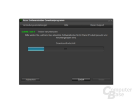 Treiber-Download per Programm von der CD