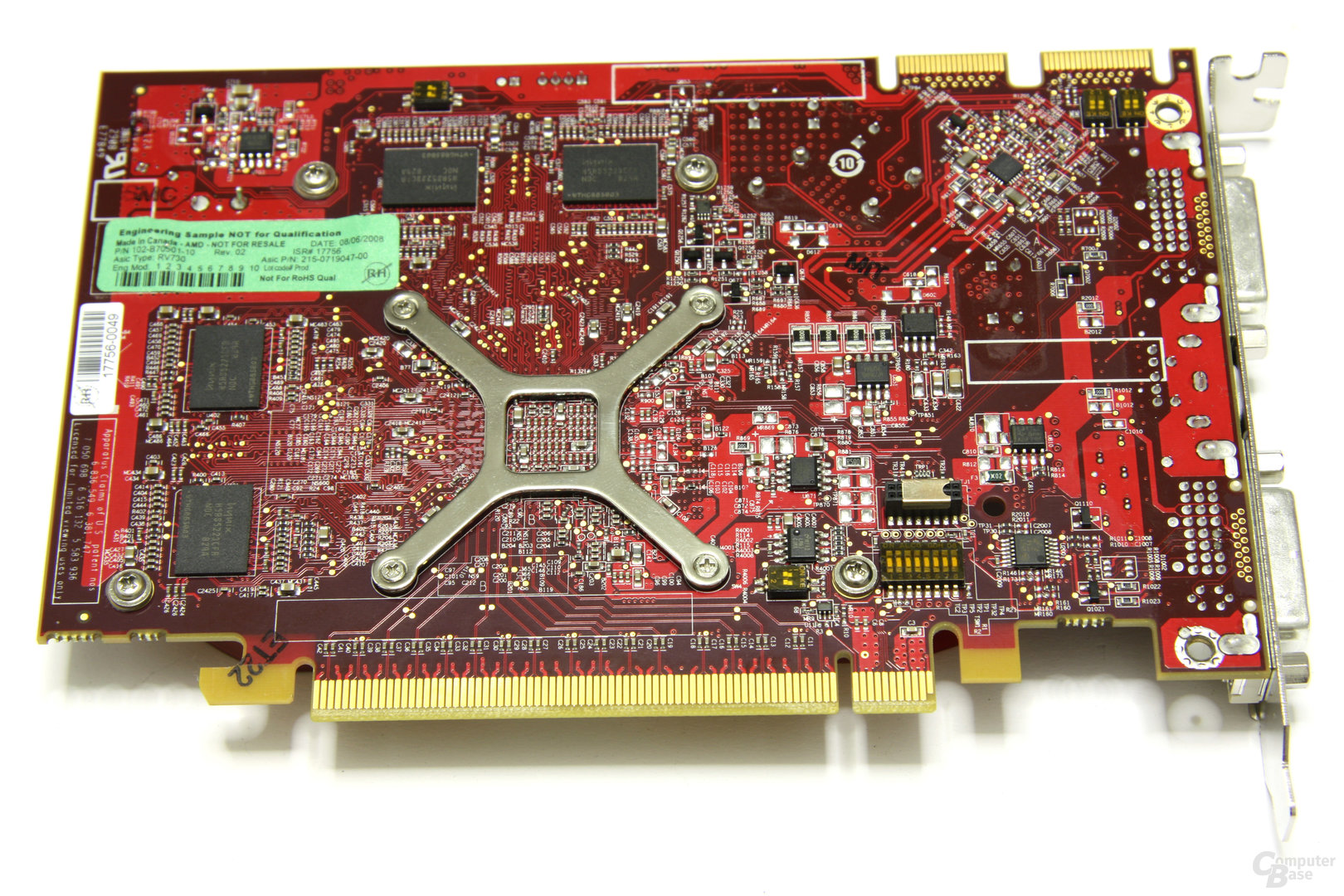 Radeon HD 4670 Rückseite