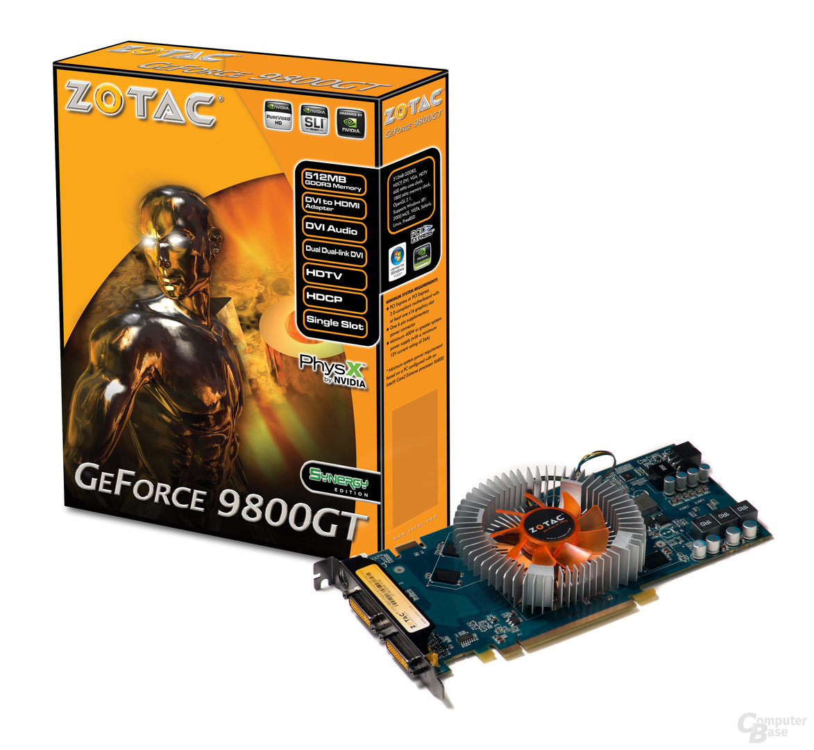 Zotac GeForce Synergy 9800 GT