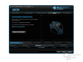 Roccat Kone Treibermenü