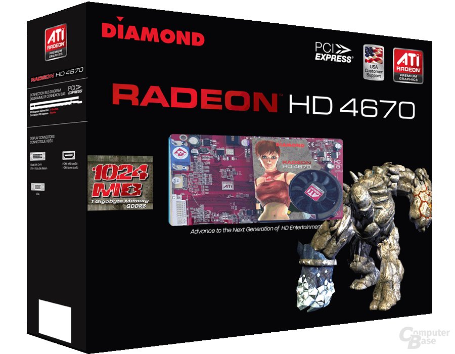 Diamond Radeon HD 4670 1.024 MB