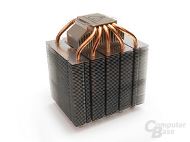Zehn 6-mm-Heatpipes sorgen für den Wärmetransport