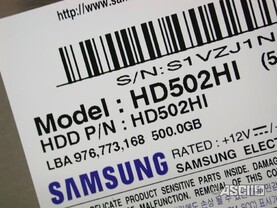 Samsung-Festplatte mit nur einer Platter