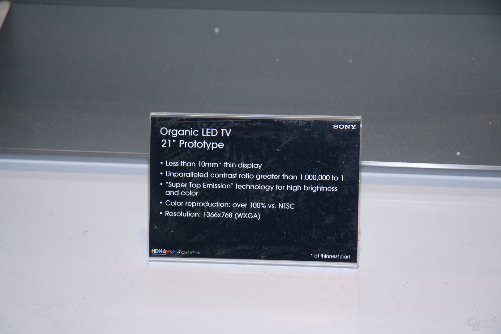 OLEDs von Sony auf der CES 2009