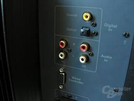 Audioeingänge des Edifier S730