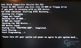 BIOS-Flash der besonderen Art