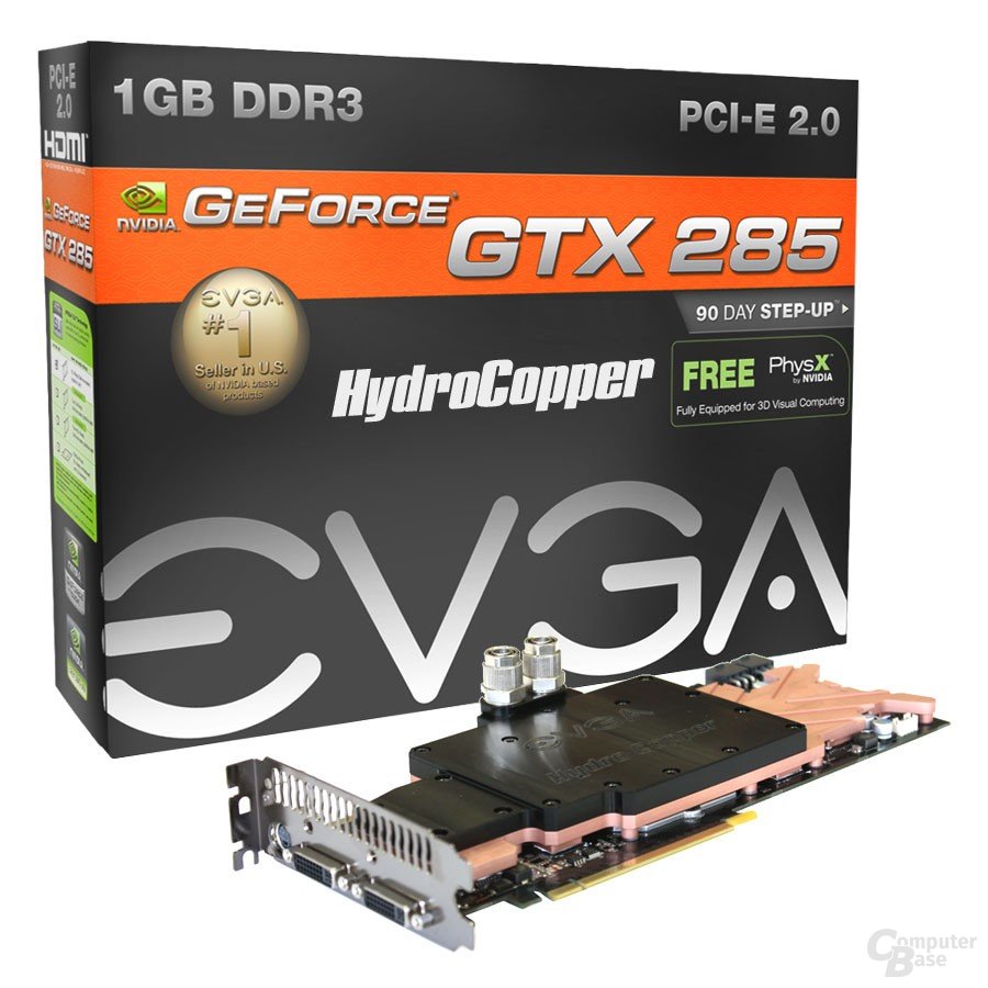 EVGA GeForce GTX 285 HydroCopper
