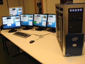 Fünf Quad-Core-Systeme unter Volllast