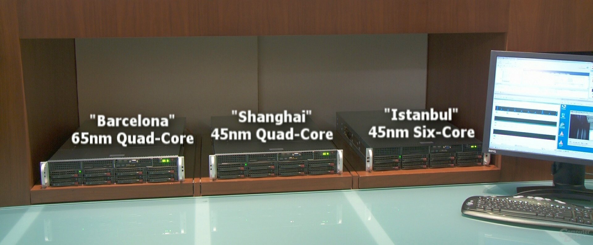 Drei Generationen AMD-Server-Hardware