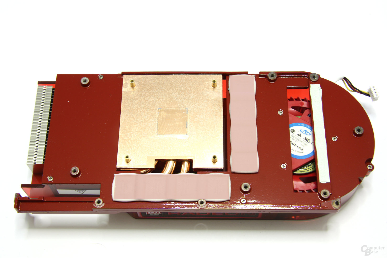 Radeon HD 4890 Kühlerrückseite