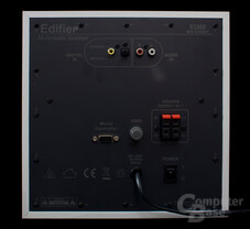 Rückseite des Edifier-S330D-Subwoofers