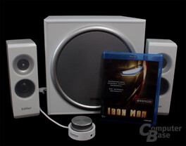 Größenvergleich mit einer Blu-ray-Disk