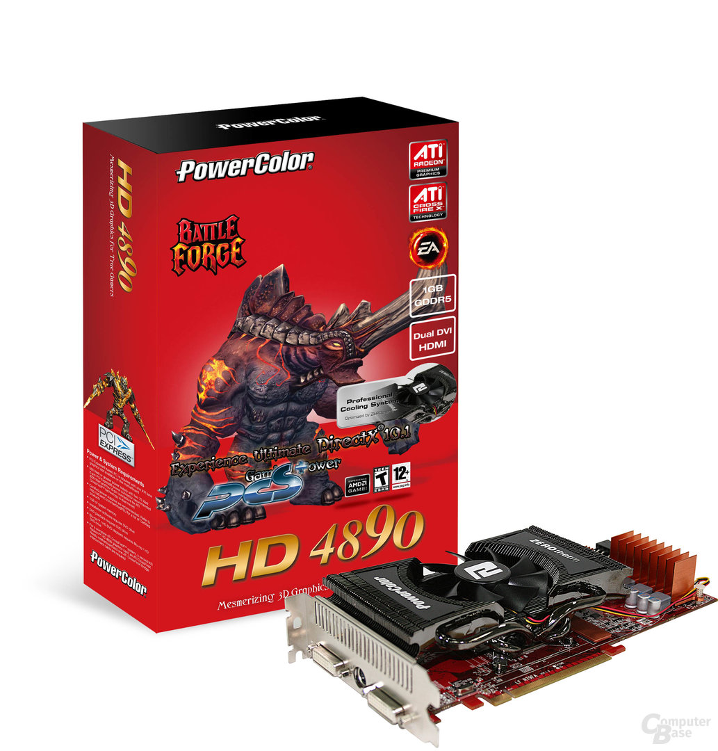 BFORGE_PCS+ HD 4890 1GB Dual DVI box+card
