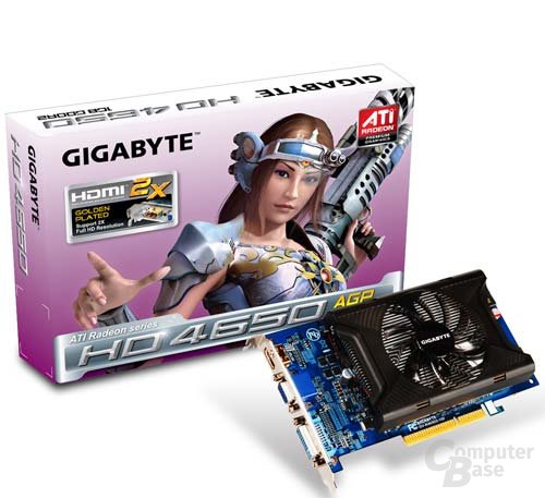 Gigabyte Radeon HD 4650 für AGP