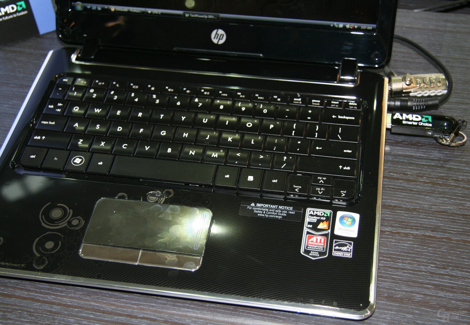 Hewlett Packard DV2 mit Turion Neo X2 L625