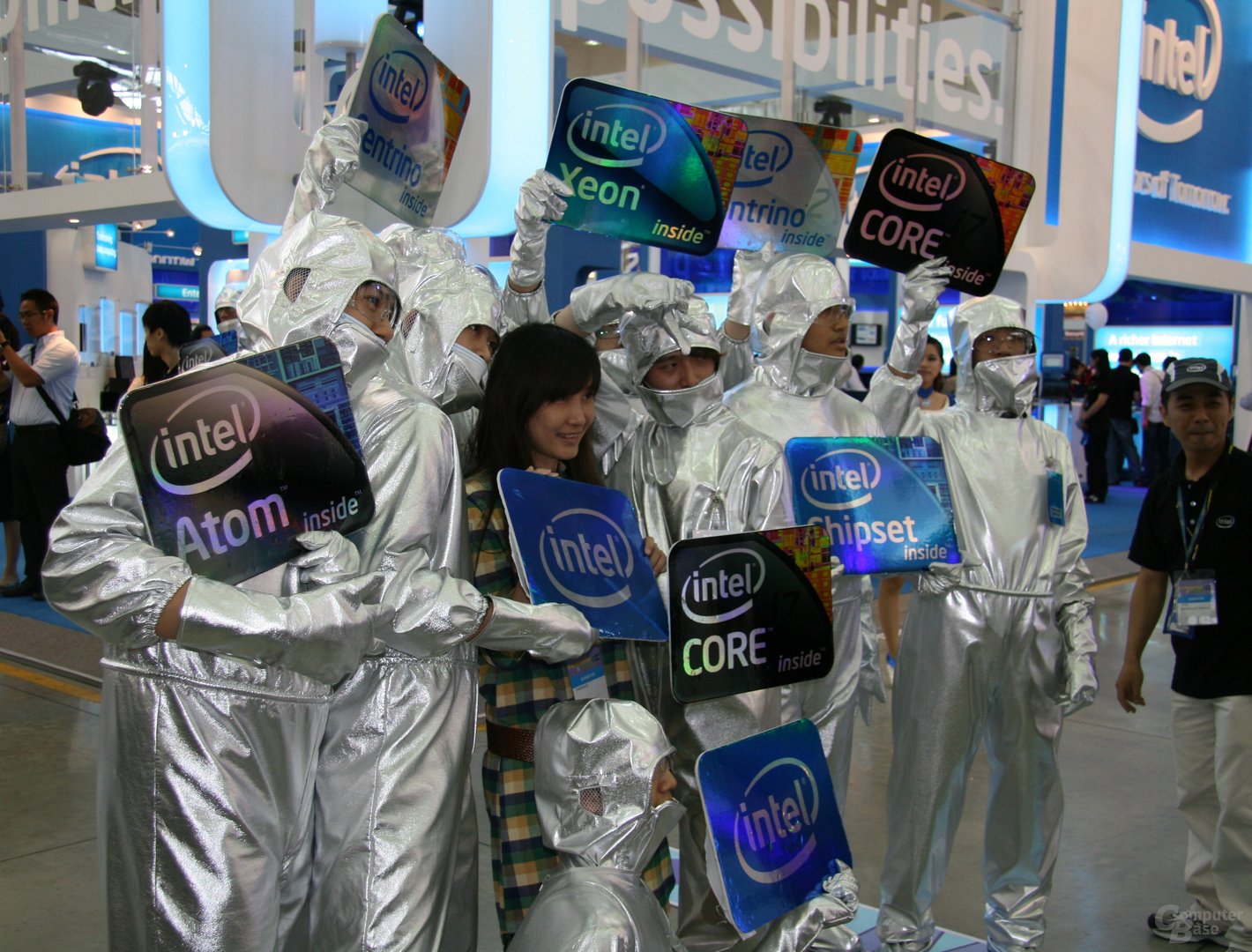 Intels Truppe für die Show