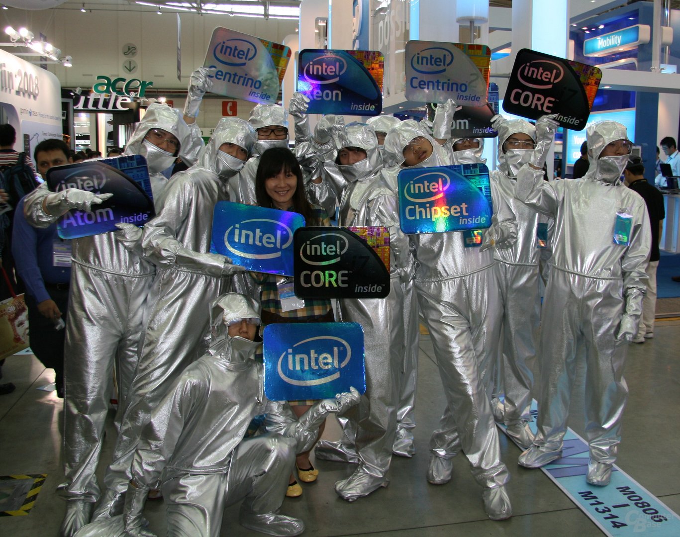 Intels Truppe für die Show