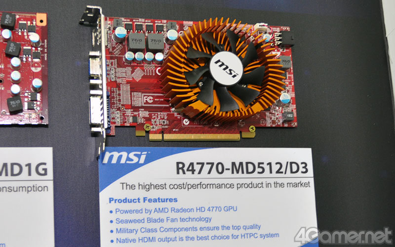 MSI Radeon HD 4770 mit GDDR3