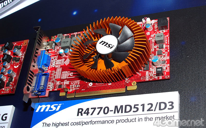 MSI Radeon HD 4770 mit GDDR3