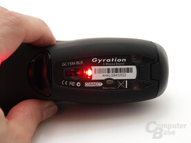 Blick auf den optischen Sensor