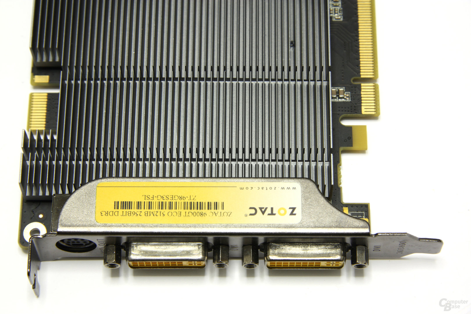 GeForce 9800 GT Eco Anschlüsse