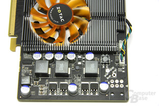 GeForce 9800 GT Eco Spannungswandler