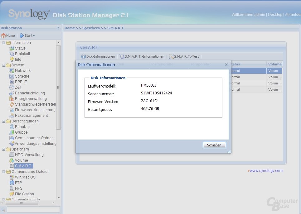 Synology Disk Station Manager 2.1