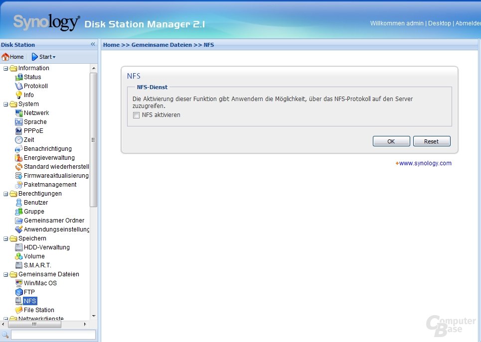 Synology Disk Station Manager 2.1