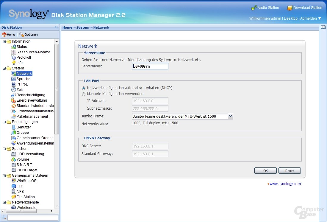 Synology Disk Station Manager 2.2