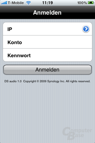 Synology DS Audio für iPhone und iPod touch