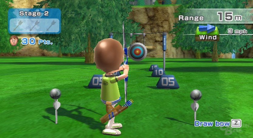 Wii Sports Resort - Bogenschießen