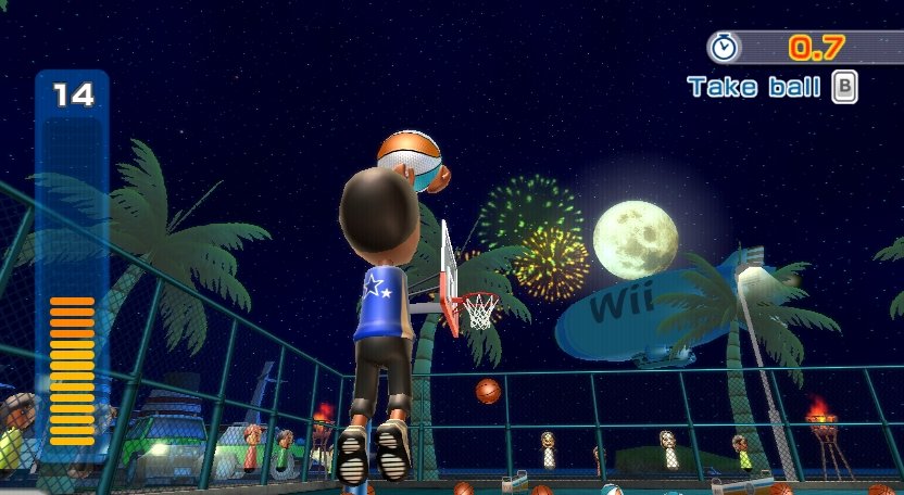 Wii Sports Resort - Basketball
