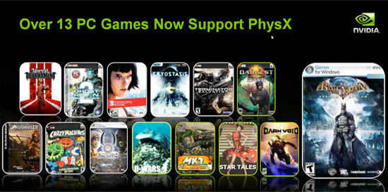 Spiele mit PhysX