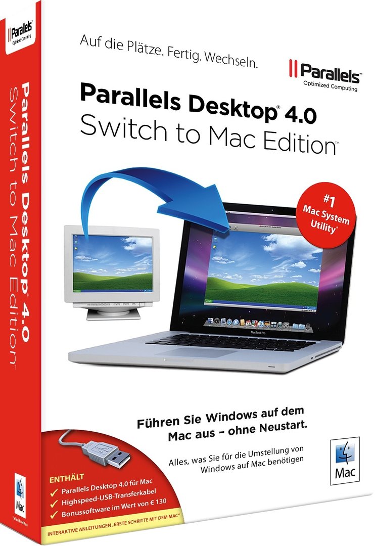 Parallels Desktop 4.0 Switch to Mac Edition
