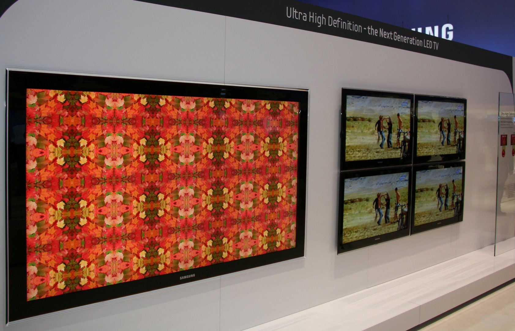 World's Highest „Ultra High Definition“ LED TV von Samsung