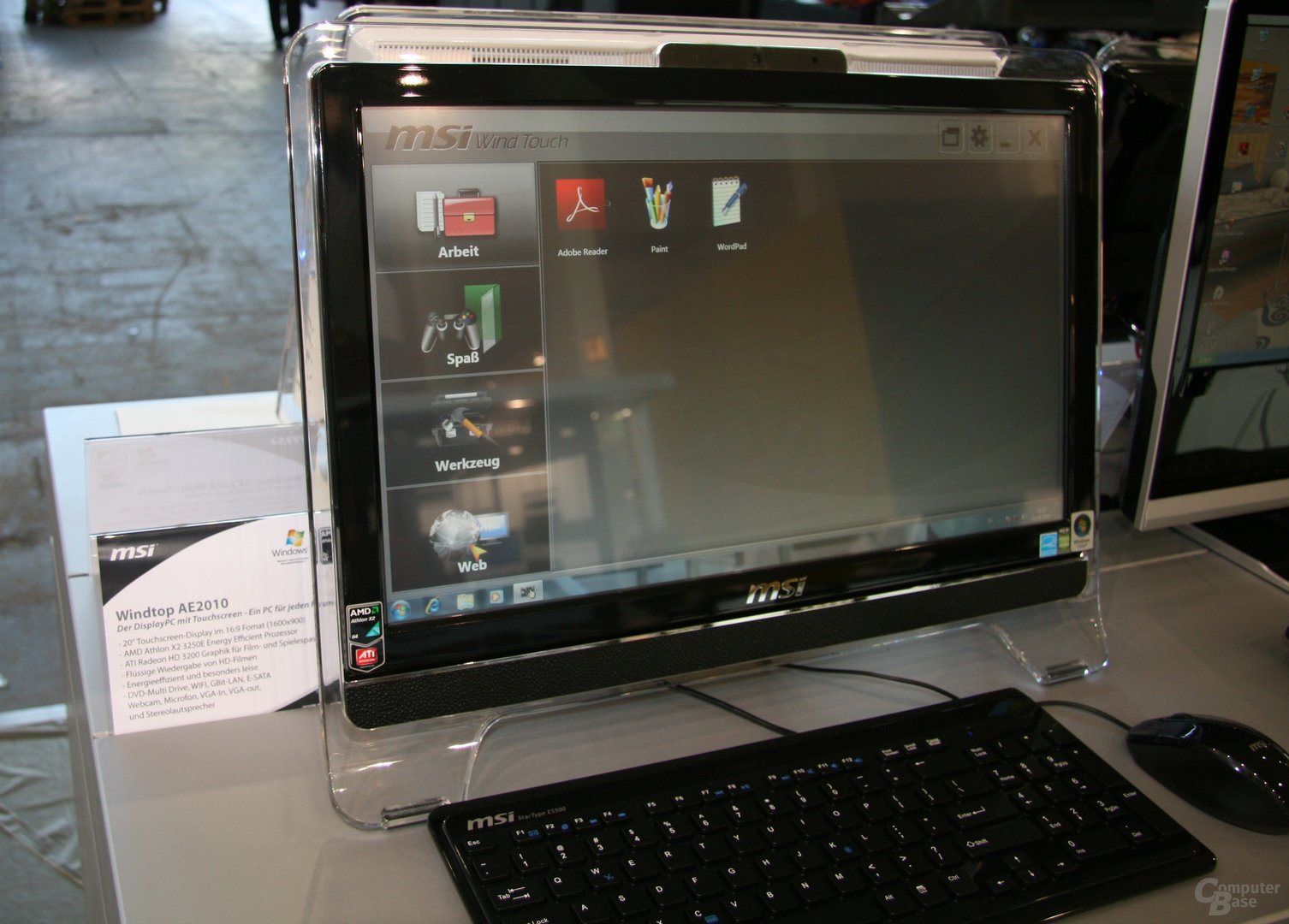 Touchscreen-PC-Offensive von MSI zur IFA