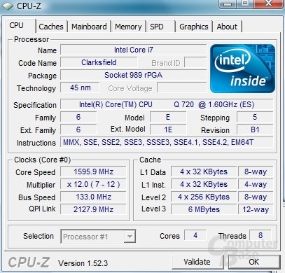 Core i7-720QM