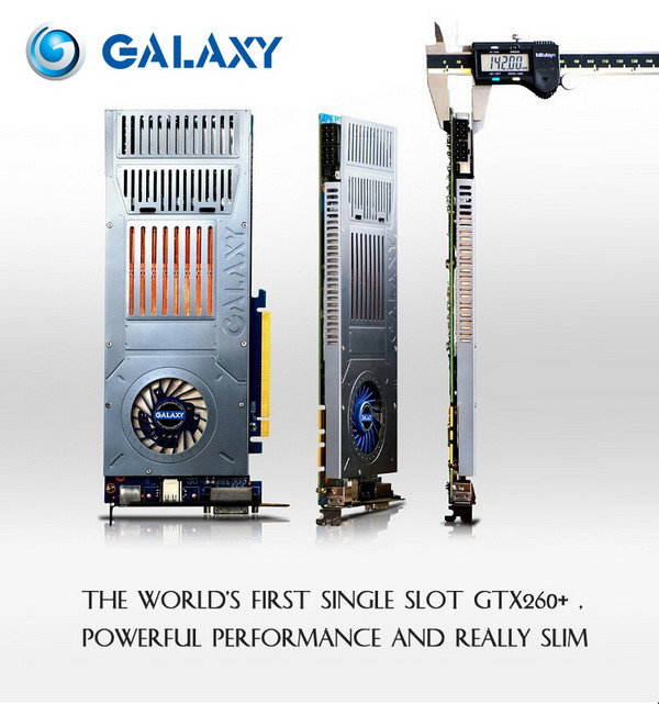 Galaxy GeForce GTX 260 Single-Slot