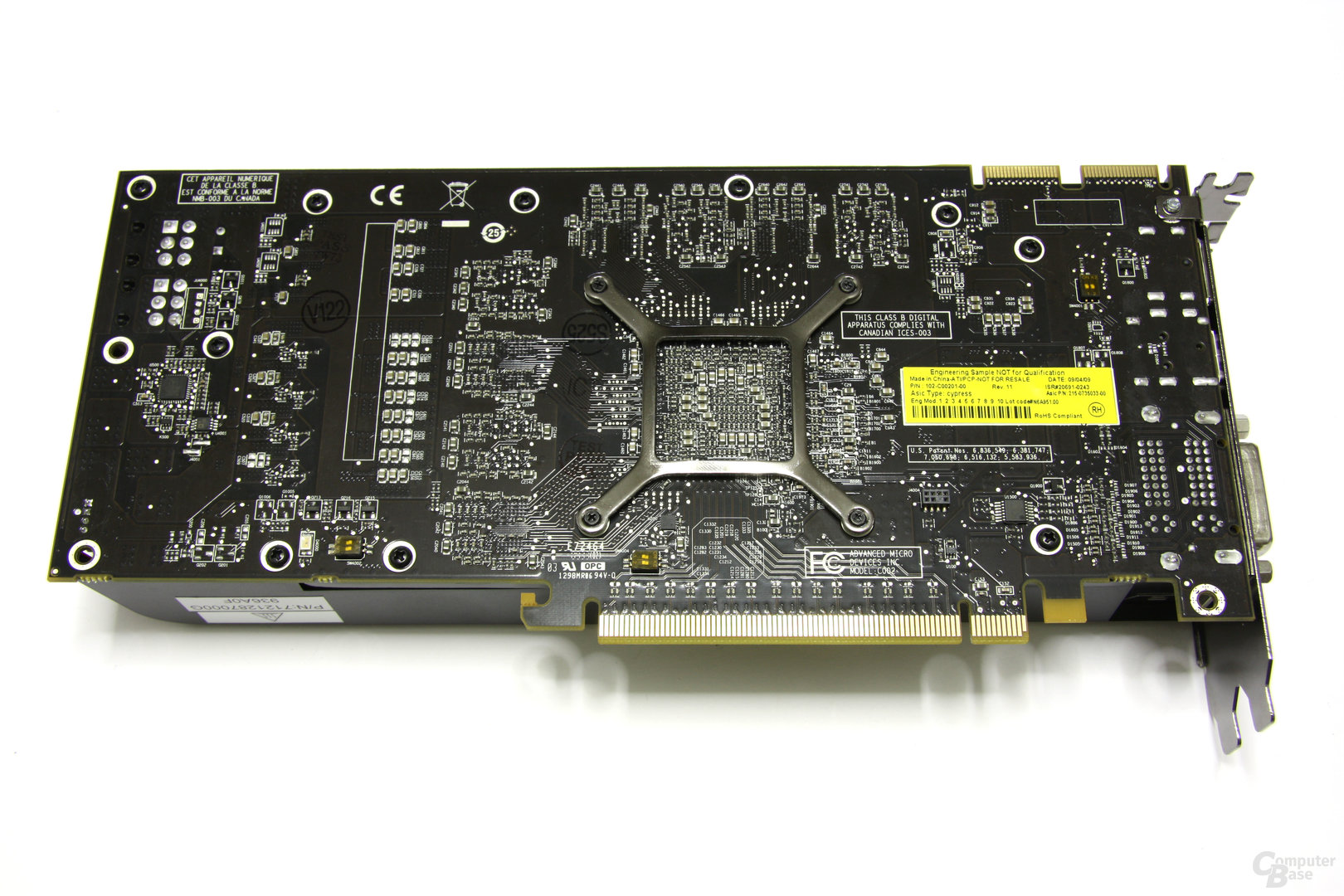 Radeon HD 5850 Rückseite