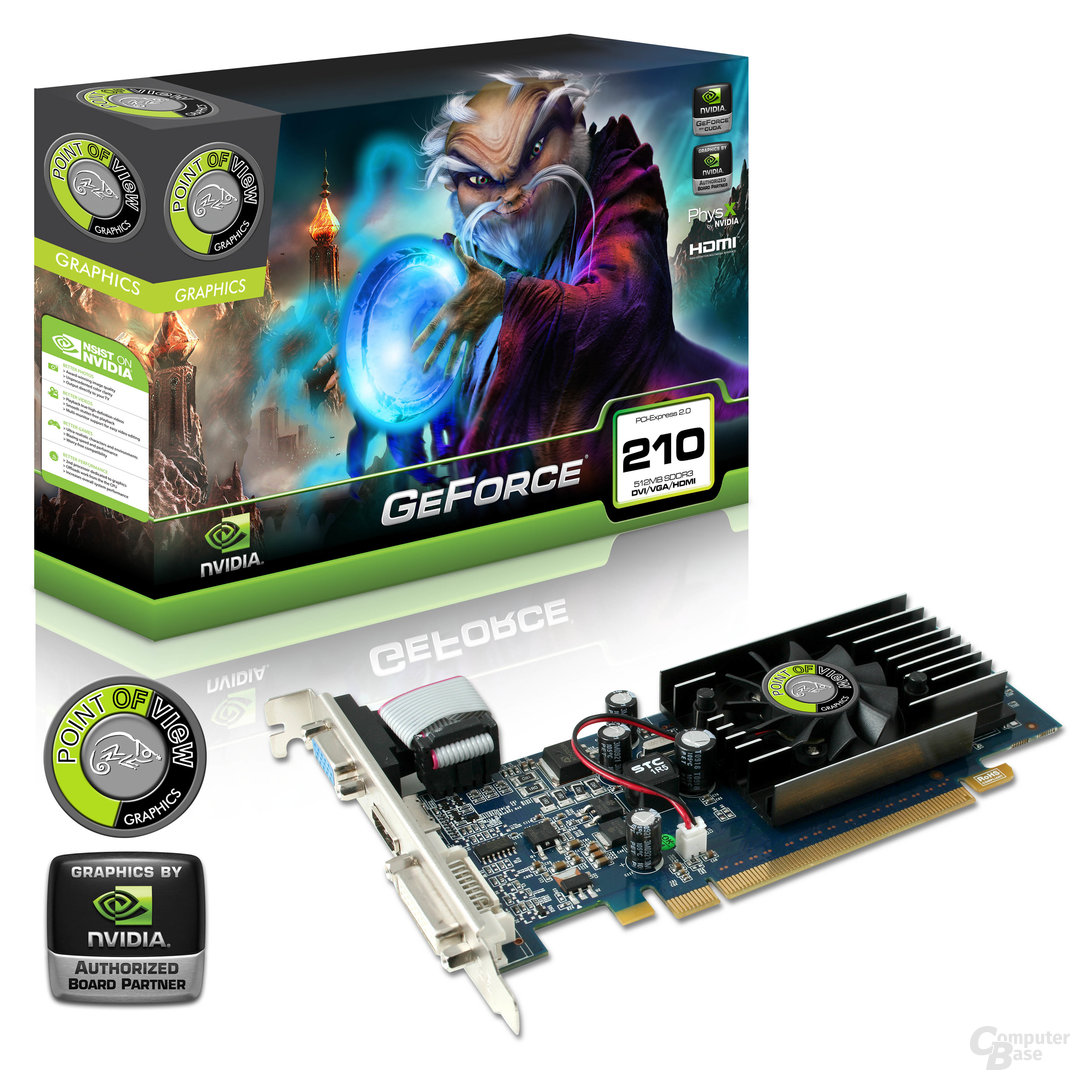 Point of View GeForce 210