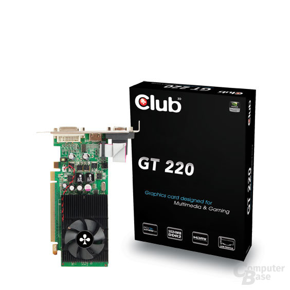 Club 3D GeForce GT 220
