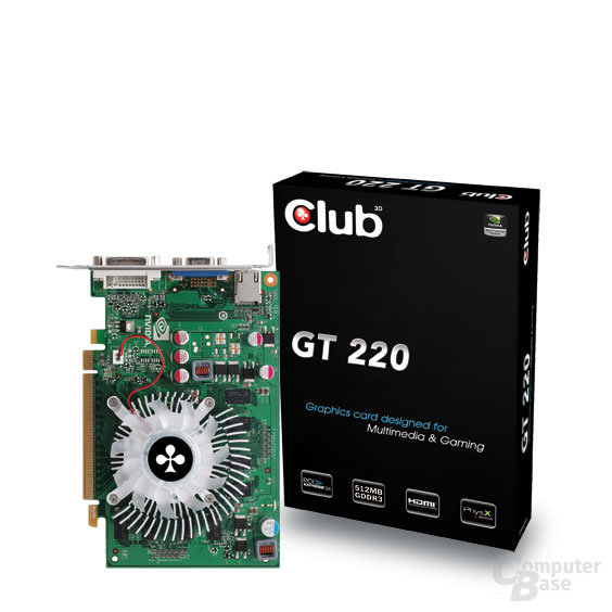 Club 3D GeForce GT 220
