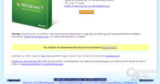 Win 7 Professional-Upgrade: Klick 1